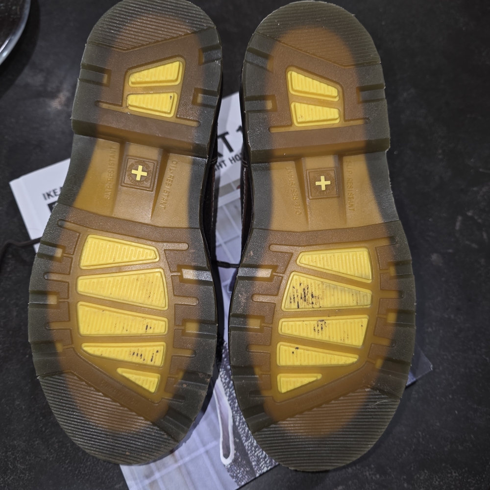 Dr. Martens Women's Brown Leather SAFETY Boots - Picture 5 of 15